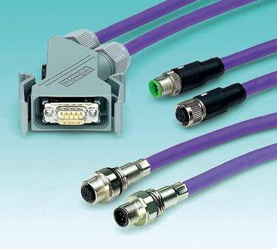 圖1 現(xiàn)場(chǎng)總線(xiàn)連接器利用一進(jìn)、一出兩個(gè)通道和可開(kāi)關(guān)控制的終端電阻，可構(gòu)成線(xiàn)性結(jié)構(gòu)的網(wǎng)絡(luò)