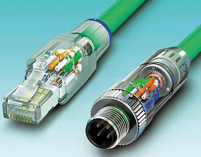 圖3 按入電纜芯、剪斷，且蓋好防護(hù)蓋：無(wú)論是RJ45還是M12連接器，它們都能夠?qū)崿F(xiàn)快速且可靠的安裝