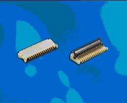 0.2毫米間距，0.9毫米高度FPC 零插入力連接器