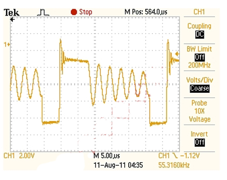 圖6：充電器波形實例。