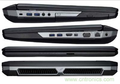 圖1：華碩新款高階筆記本電腦，預(yù)計(jì)搭載Thunderbolt高速傳輸接口