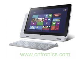 Acer變形筆記本產(chǎn)品，為利用OGS觸屏技術強化產(chǎn)品的薄化設計