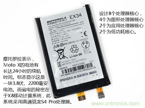 揭秘八核X8 SoC真面目，智能手機(jī)Moto X詳細(xì)拆解！