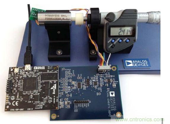 EVAL-CN0371-SDPZ電路板連接EVAL-SDP-CB1Z SDP-B板和LVDT(核心連接精密應變計接頭)