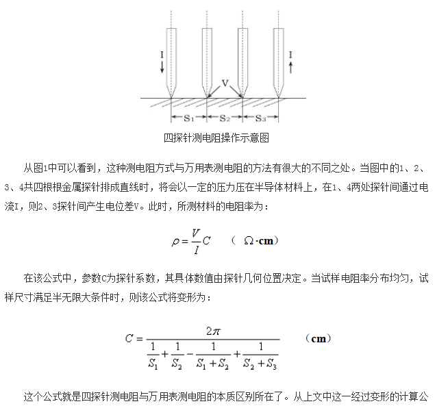 如何區(qū)分萬用表測電阻和四探針測電阻？