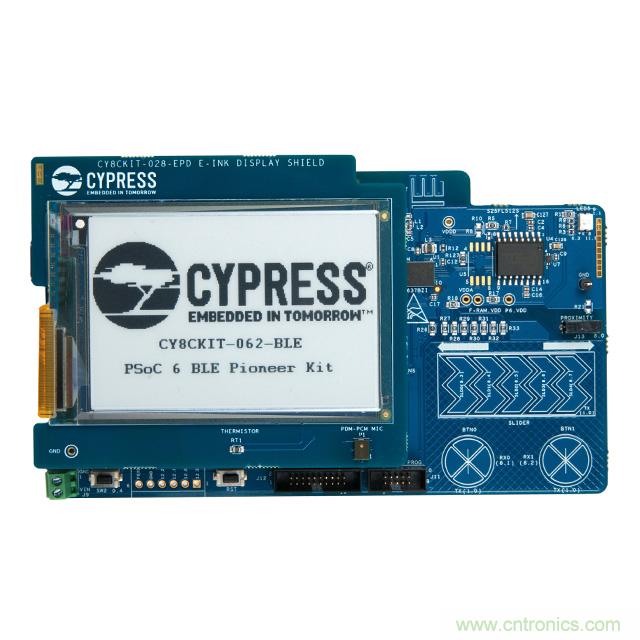 Cypress Semiconductor PSoC 6 BLE Pioneer 套件現(xiàn)已入庫(kù) Digi-Key；客戶預(yù)訂訂單陸續(xù)發(fā)貨中