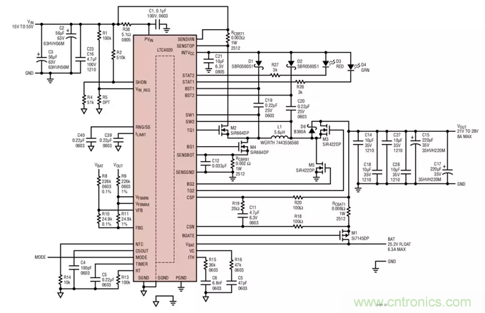 如何選擇一款功能強大、寬輸入范圍的電池充電器？
