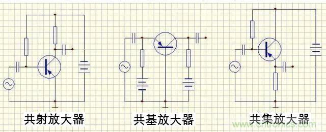 什么是共集、共基、共射放大器？如何分辨3類放大器