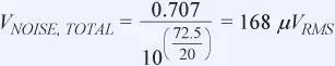 信號鏈中放大器噪聲對總噪聲有多少貢獻？