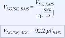信號鏈中放大器噪聲對總噪聲有多少貢獻？