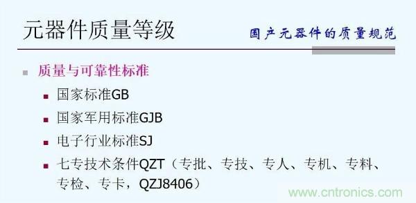 元器件應(yīng)用可靠性如何保證，都要學(xué)習(xí)航天經(jīng)驗(yàn)嗎？