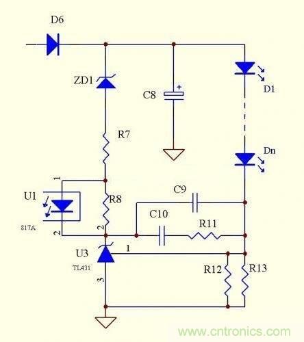 LED驅動電源：3個電路巧妙利用TL431來恒流！