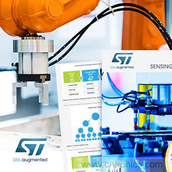 貿(mào)澤攜手ST推出全新電子書,帶你探索工業(yè)傳感解決方案