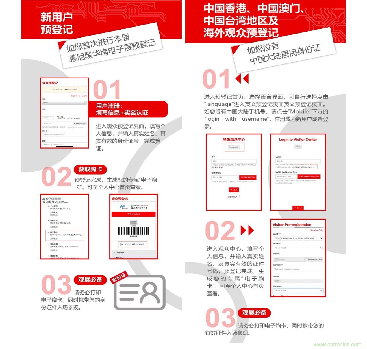 2020慕尼黑華南電子展觀眾預(yù)登記通道開啟！