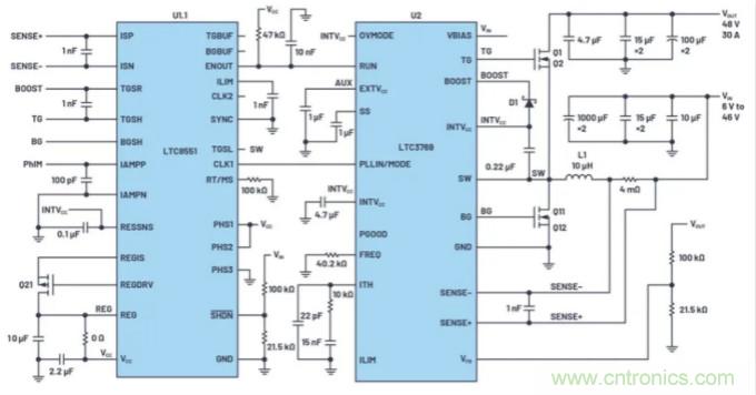 升壓轉(zhuǎn)換器的功率翻倍提高，這是怎么做到的？