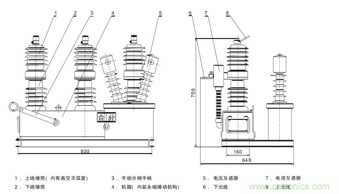 高壓斷路器的操作結(jié)構(gòu)有哪幾種？和隔離開(kāi)關(guān)有什么區(qū)別？