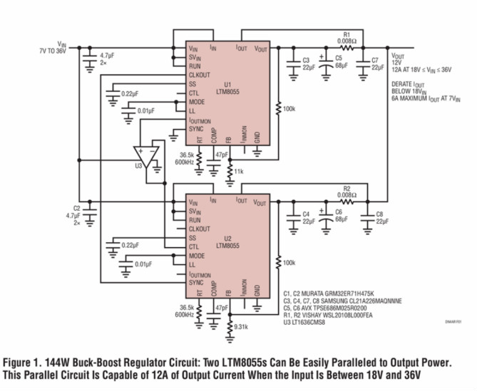 助你輕松并聯(lián)增加輸出功率，這款&mu;Module穩(wěn)壓器你愛了沒？