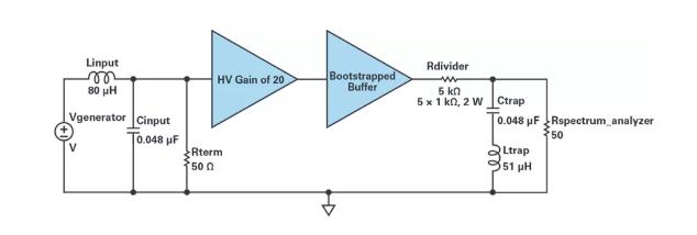 能否讓低壓放大器自舉來獲得高壓緩沖器？